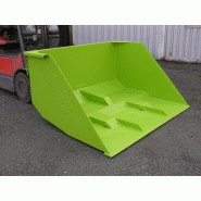 Pelle chargeuse basculement hydraulique - montage direct sur fourches - capacité 0.25 à 4 m³ - Goubard_3