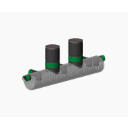 Unité de prétraitement des eaux pluviales par décantation - Soleno - capture des sédiments et hydrocarbures - modèle PEHD durable_3