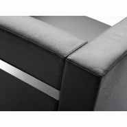 Fauteuil d'attente en cuir OXEL - Sokoa._3