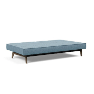 Canapé convertible SPLITBACK EIK - 115x200 cm - Chêne fumé - Tissu Mixed Dance Light Blue - Innovation Living_3