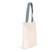Sac shopping recyclé - 75% coton recyclé - Tissage canvas robuste - Réf: KINS117_3