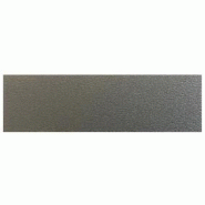 Armoire mi-haute à portes coulissantes - Mobel Linea - 100, Gris aluminium, Blanc pastel_4