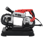 Vidaxl scie à ruban avec base et mallette portable acier 143387_3