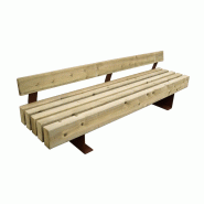 Banc KASTEL bois et acier_3
