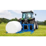 Fourche double DTR Goweil pour 2 balles rondes enrubannées - 2 440 mm de large_3