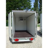 Remorque frigorifique équipée en 12V et 220V