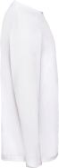 T-shirt homme manches longues Valueweight (61-038-0) - Réf: SC201 - Fruit of the Loom - 100% coton - Tailles 3XL, 4XL, 5XL - Couleur : White_3