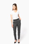 T-shirt Supima col V manches courtes femme - Kariban Réf: K3003 - Coton 100% - Toucher soyeux_3