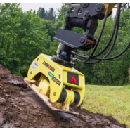 Plaque vibrante de compactage adaptable pour mini-pelles 2 à 5 tonnes - Ammann France - APA 20/40_3