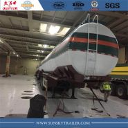 Remorque citerne - Xiamen Sunsky Trailer Co., Ltd - Semi-remorque 3 essieux 40,000L acier au carbone_3