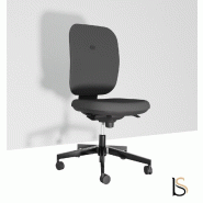 Siège de bureau Alaia haut dossier - Sokoa - Gris, Contact permanent, Sol dur_3