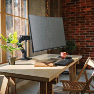 Ergotron HX Series 45-475-224 support d'écran plat pour bureau 124,5 cm (49