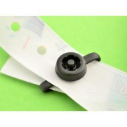 Textil'pass clip plastique - bracelet sécurisé en textile polyester tissé Jacquard - référence : brtextilclip_3