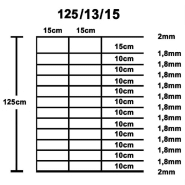 Vidaxl clôture de jardin acier galvanisé 50x1,25 m argenté 149502_3