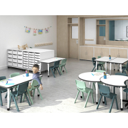 Armoire 12 bacs VICTOIRE H-80 - Mobilier pour crèches, écoles, collèges - Réf SKVICT 12 - BIOLAB_3