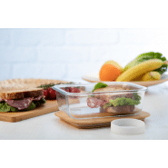 Lunch box en verre 800 ml - couvercle en bambou naturel et sangle en silicone_3