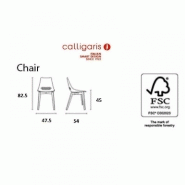 Lot de 2 chaises design JAM W - grège brillant et blanc optique opaque - fabrication italienne_3