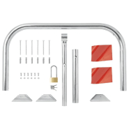 Proplus barrière de stationnement avec serrure 424699_3
