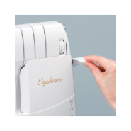 Recouvreuse avec système automatique d'alimentation du fil et le système d'enfilage à air pour le boucleur -  BABY LOCK EUPHORIA_3