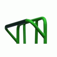 Chariot plateforme à 2 dossiers - monobloc pour ateliers, entrepôts et magasins - capacité jusqu'à 600 kg_3