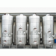 Cuves inox - garde vin avec passerelles inox et tuyauteries_3