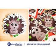 Panneau De Passage D'animaux Sauvages Personnalisé_3