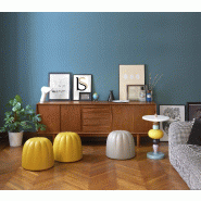 Pouf design Gelée - Slide - Jaune_3