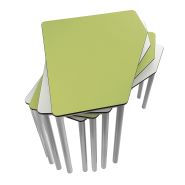 Table scolaire modulable EWT.5-79 – Table pentagonale pour classe flexible – Plateau particules fines_3