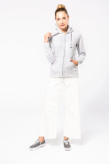 Sweat-shirt zippé capuche femme - Kariban Réf: K464 - 80% coton, 20% polyester_3