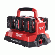Chargeur rapide 6 ports Milwaukee M18 PACKOUT M18 PC6 - 4932480162_3