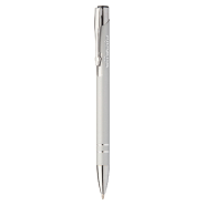 Stylo à bille twist en aluminium - finition caoutchoutée et gravure laser effet miroir - encre bleue_3