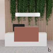Bureau d'accueil Pano avec façade colorée - Ofitres - 180, Coto mat_0