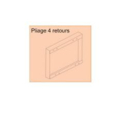 PA0133 - Panneau d'enseigne alu plié pour poteaux - Sigma Signalisation - Ht 400mm x Lg 600mm_3