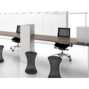 Banque d'accueil linéaire et contemporaine - YO - Design moderne, modulaire et personnalisable_3