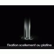 Arceau Norea - Mobilier inox pour ville harmonieuse - Hauteur 1200mm - Fixation par scellement ou platine_3