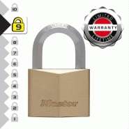 Cadenas à clé MASTER LOCK - laiton massif 60 mm - haute résistance et sécurité accrue_3