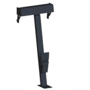 Fauteuil  d'amphithéâtre à piétement central en acier avec assise rabattable - REEVES._3