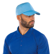 Casquette coton Result RC005X - 100% coton twill, 5 panneaux, taille ajustable, idéale pour impression et broderie_3