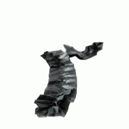 Papier froissé pour machine Papillon - 252155 – 200 mm x 320 m - Recyclé noir_3