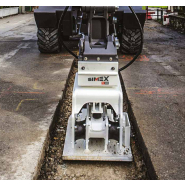 Plaque vibrante pour un fond de fouille solide, homogène et bien compacté - Force de compactage 68 kN - PV 700_3