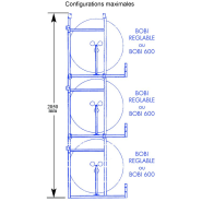 Distributeur de couronnes et bobines Gamme BOBI® - stockage et déroulage professionnel pour fils, câbles et tuyaux - jusqu'à 80 kg par module_3