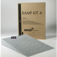 Kit rampes modulaires - larges de 75 cm - pour seuils jusqu'à 15 cm - résistantes et légères_3