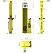 Station de réparation et gonflage vélo Scandic_3