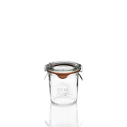 12 Bocaux en verre Weck® Droits 140 ml avec couvercles et joints (clips non inclus) - Réf. WN000009_3