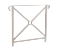 Barrière de ville HÉRITAGE - Longueurs 800 mm et 1500 mm - Structure croix Saint-André / rosace, crosse simple / double / sans crosse_3