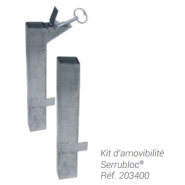 Barrière main courante Héritage double crosse - acier massif - ref 206150_3