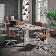 Table de réunion X7 pour 4 à 6  personnes - Officity. - 140, Orme_3