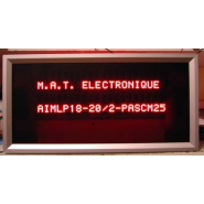 Afficheur industriels multi-caractères alphanumériques, multi-lignes idéale pour l'ateliers, le ligne de fabrication,... - Séries AIMLP -AIMLPBC AIMLP3C -AIMLP7C_3