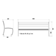 Banc public DETROIT - Modèles Dallas et Atlanta_3