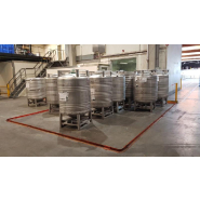 Barrière de rétention d'eaux d'incendie Eco barrier - cgk - barrière fixe - Elément d'angle EB-E_3